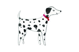 Dalmatian - Watercolor for Dogs: A Design Asset That Adds Elegance