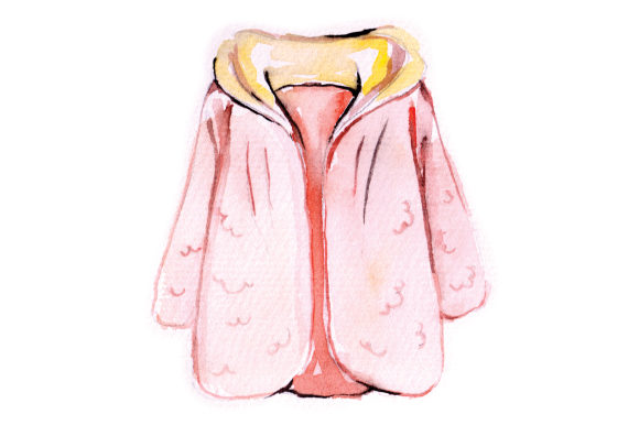 Watercolor Fluffy Woamans Jaket: A Soft Touch for Beauty Amp Branding