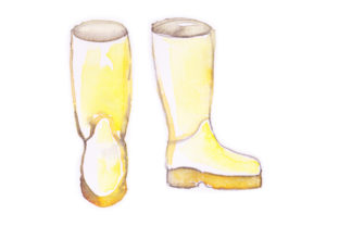 Watercolor Wellies for Fall Branding: A Designerβs Perspective